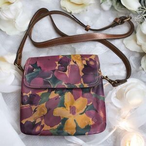 Patricia Nash Granada Floral Leather Crossbody